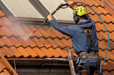 Démoussage et hydrofuge de toiture à Aurel